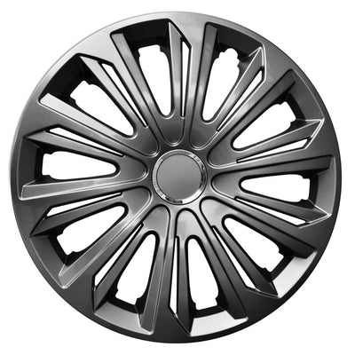 Universele wieldoppen 14" NRM STERK grafiet gelakt 4 stuks