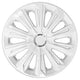 Universele wieldoppen 14" NRM STERK wit gelakt 4 stuks