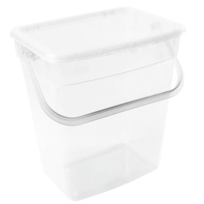 Plast Team  - Poedercontainer transparant  kleur van 10L