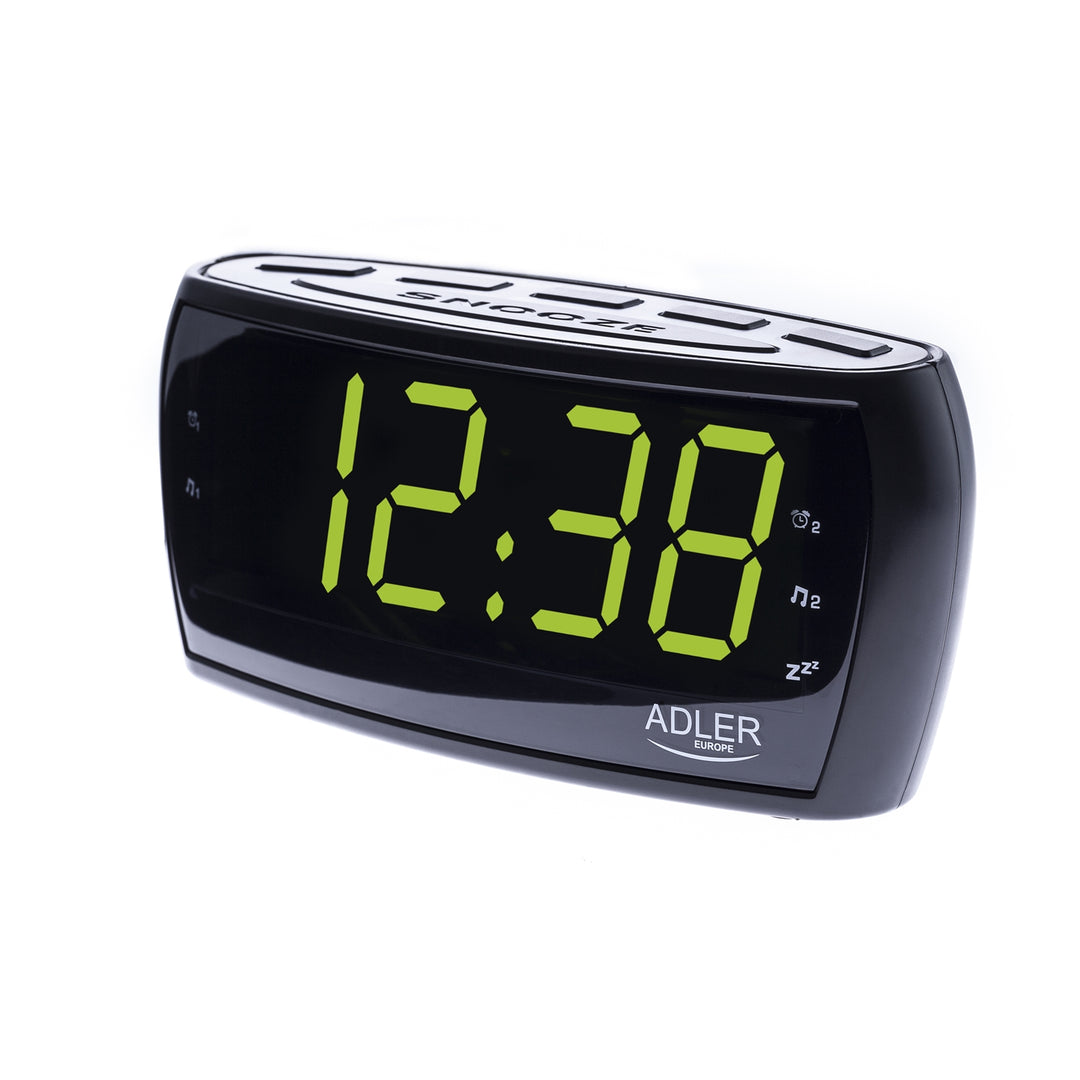 Adler AD 1121 Wekkerradio met LED-display met de mogelijkheid van bliksem en dimmen