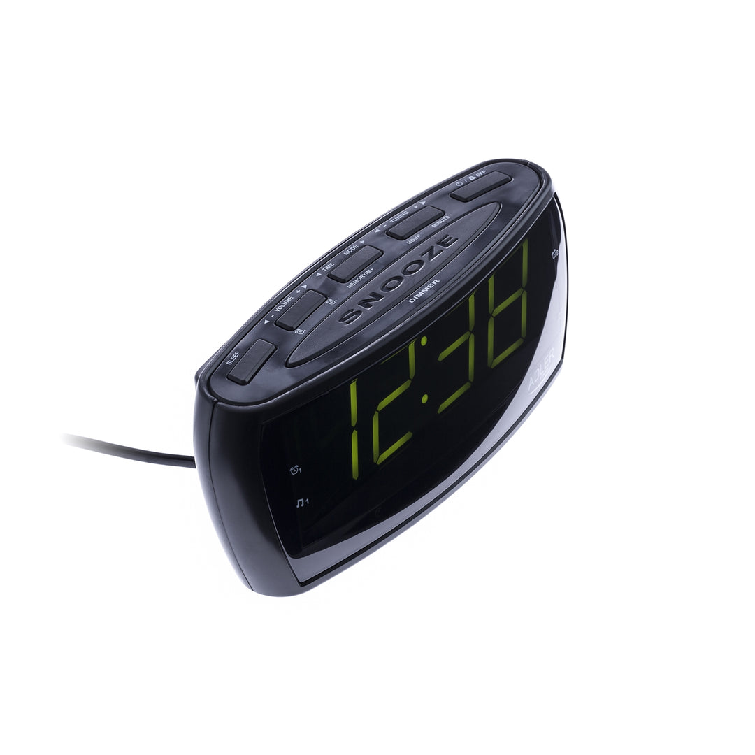 Adler AD 1121 Wekkerradio met LED-display met de mogelijkheid van bliksem en dimmen