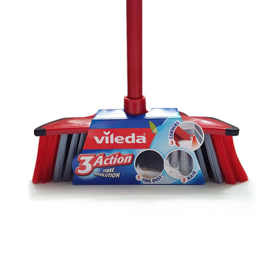 VILEDA BRUSH Bezemborstel 3ACTION + BARROW vegen