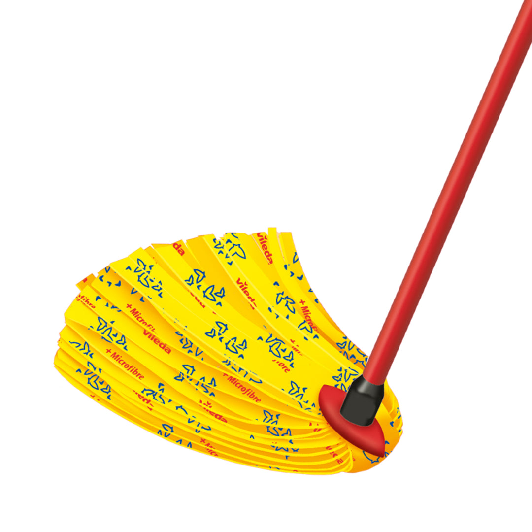Vileda Mop - Zacht -  Set wordt samen met de stang verkocht, 30% microvezels
