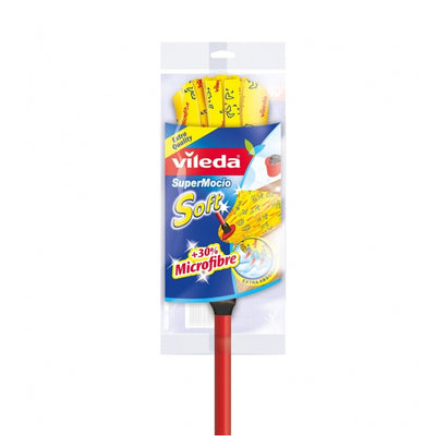 Vileda Mop - Zacht -  Set wordt samen met de stang verkocht, 30% microvezels