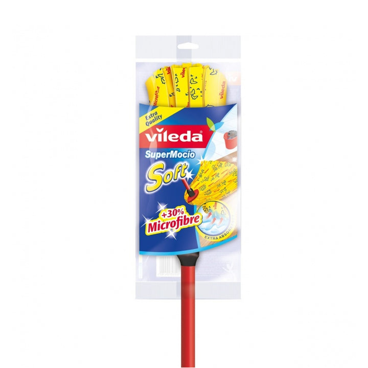 Vileda Mop - Zacht -  Set wordt samen met de stang verkocht, 30% microvezels