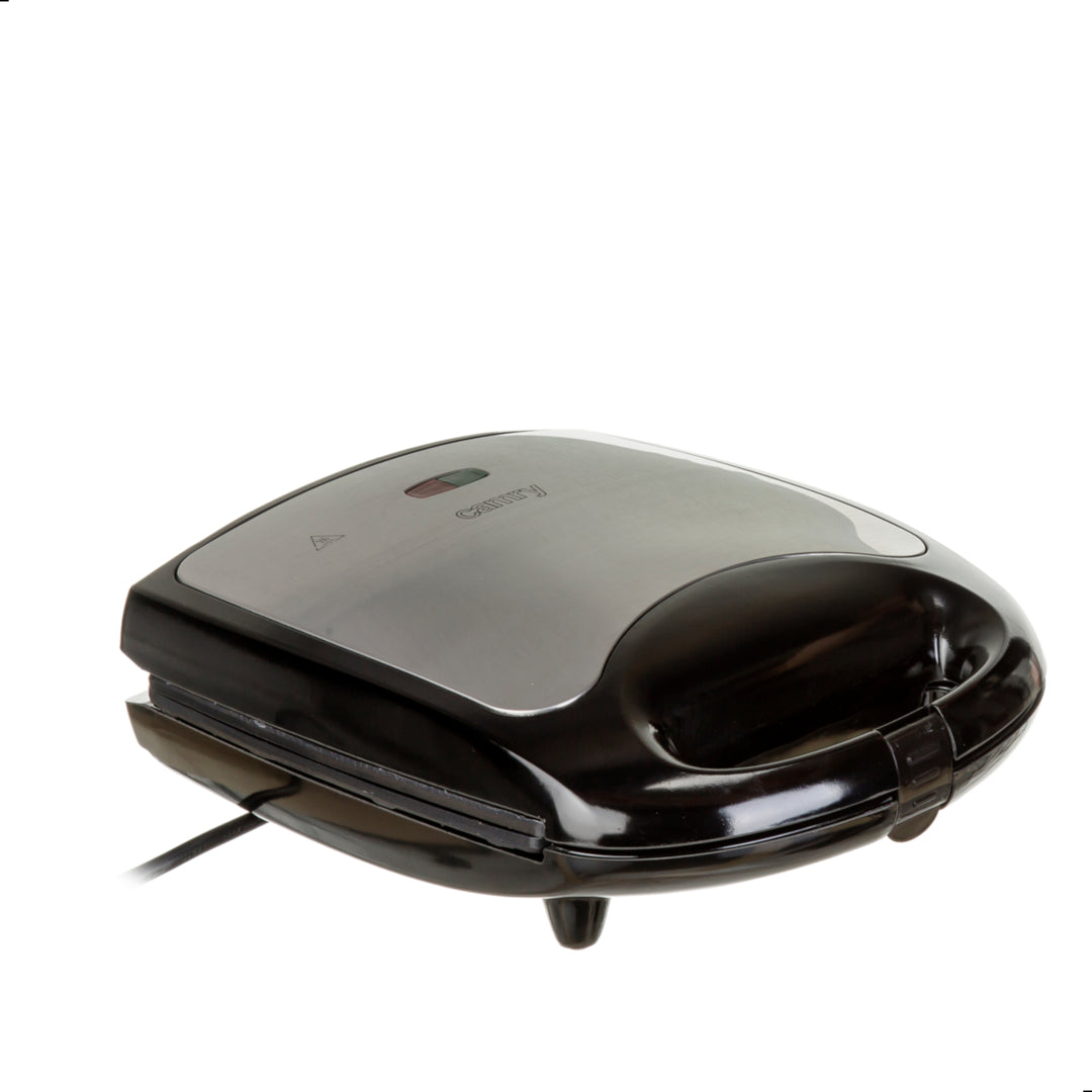 Tosti ijzer - Zwart/zilver Sandwich Camry CR3023 thermostaat met antikleeflaag