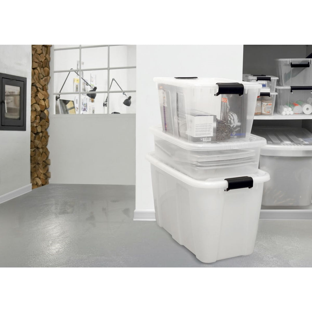 Containerbox met deksel Plast Team HOME BOX 30L KWALITEIT