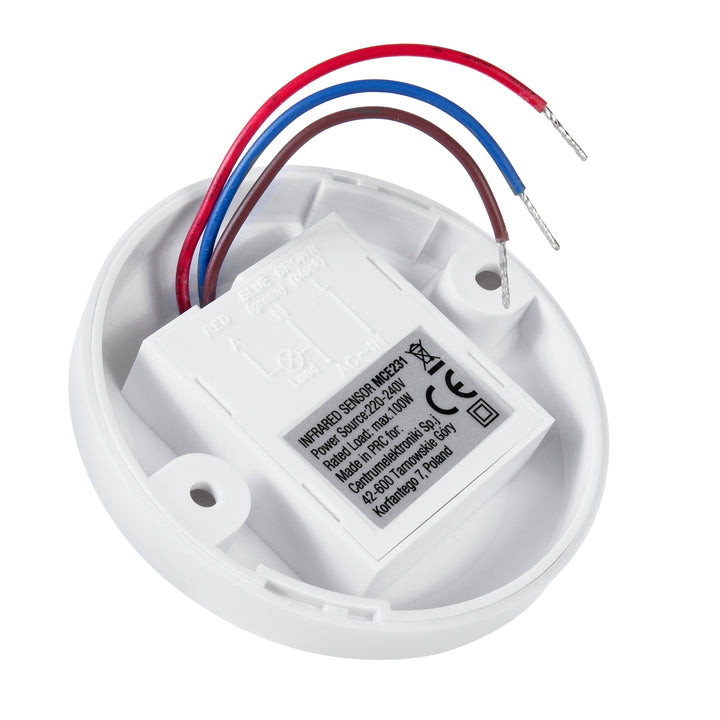 PIR bewegingssensor plafondsensor Maclean Energy MCE231 max 100W (LED) bereik 6m