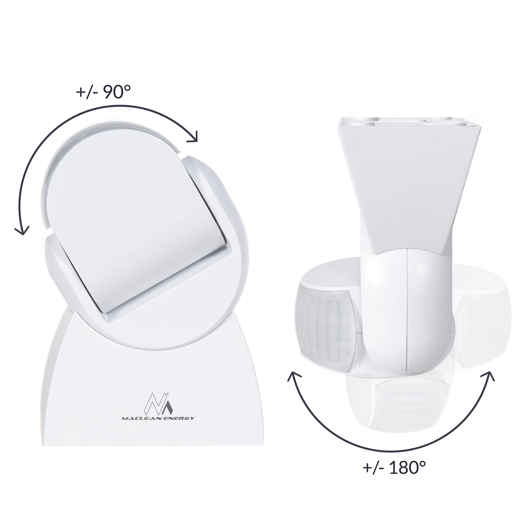 Infrarood bewegingssensor met afstandsbediening IP65, max. 800 W (gloeilamp), max 1200 W (LED) MCE241 Maclean Energy