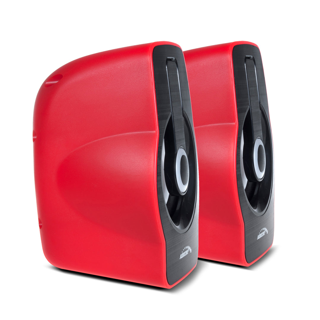 6W USB Zwart / Rood Audiocore AC855 R computerluidsprekers