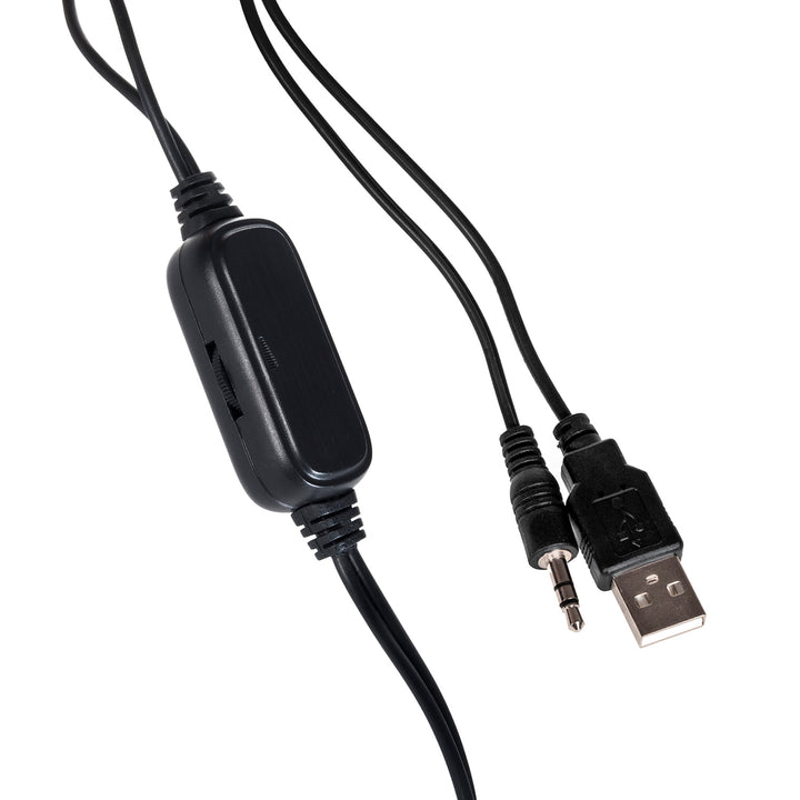 6W USB Zwart / Rood Audiocore AC855 R computerluidsprekers