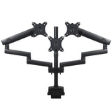 Bureauhouder voor 3 LCD LED-monitoren met 2x USB 3.0 Maclean MC-811 17-27 "3x7kg vesa 75x75 en 100x100
