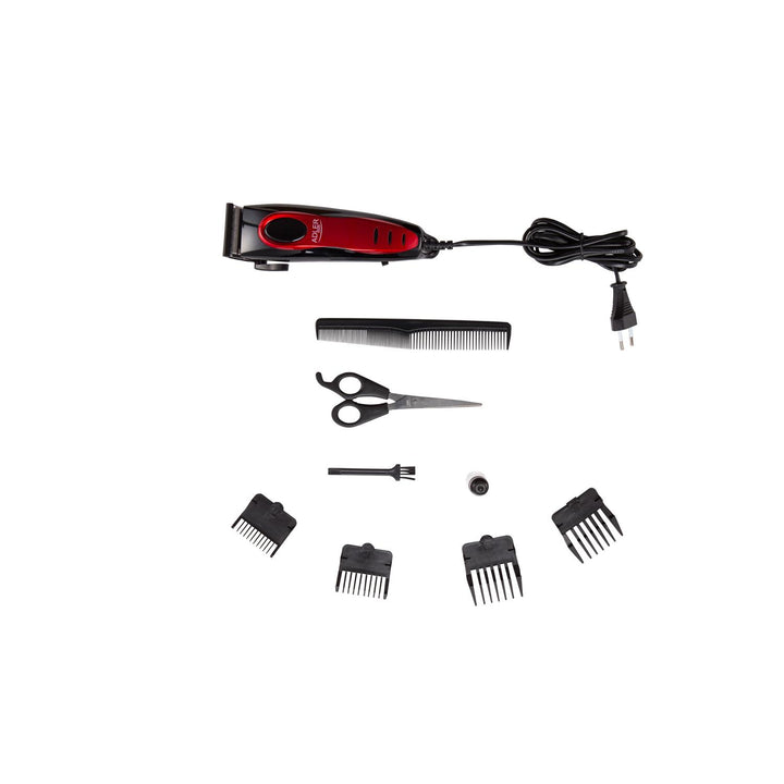 ADLER AD 2825 Professionele hairclipper tondeuse - 4 verwisselbare doppen