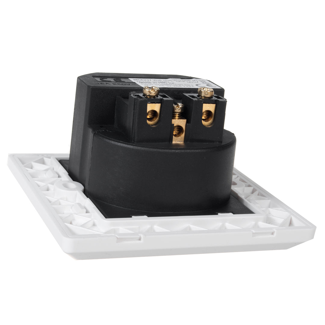 Schuko-contactdoos Oplaaddozen 2xUSB Schuko-veiligheidsstekker