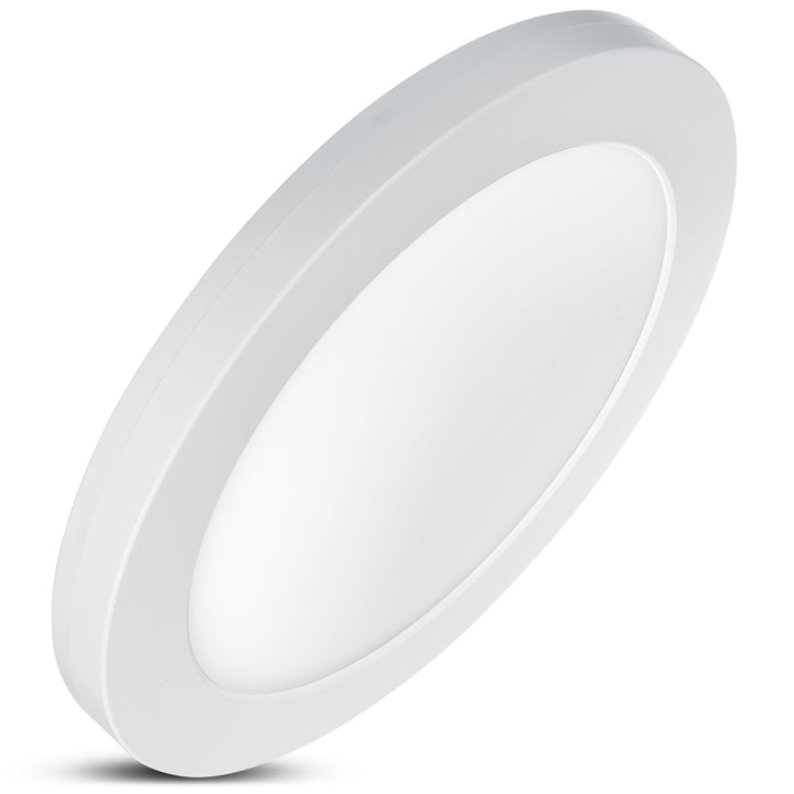 Panneau Plafond LED 6en1 Surface Cachée Ultra Mince 18W 3 Couleurs (WW, NW, CW) Led4U LD130 Alimentation Intégrée