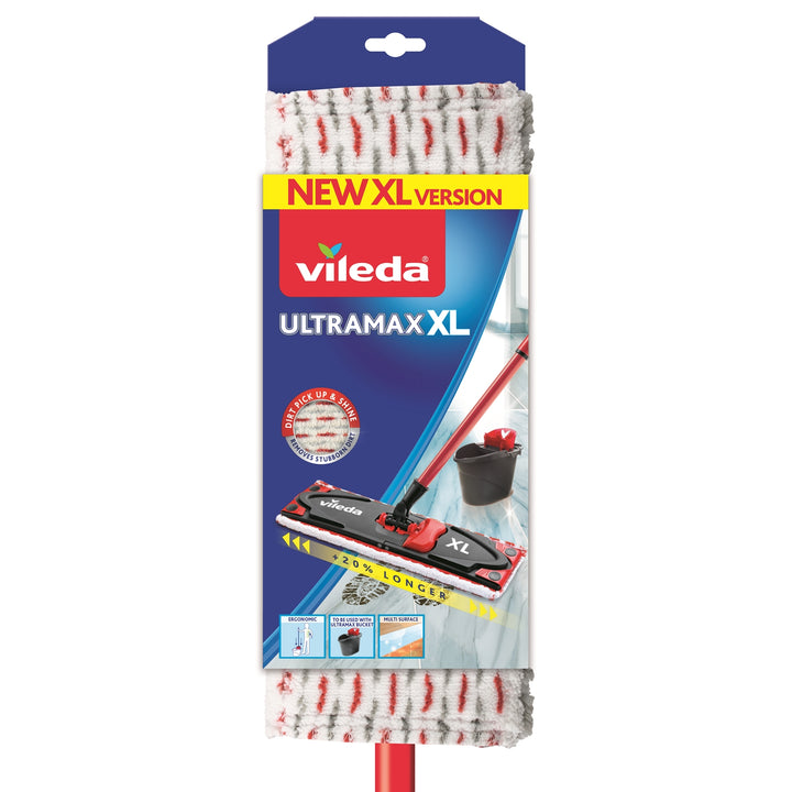 VILEDA Mop Platte telescopische stick ULTRAMAX XL 42CM