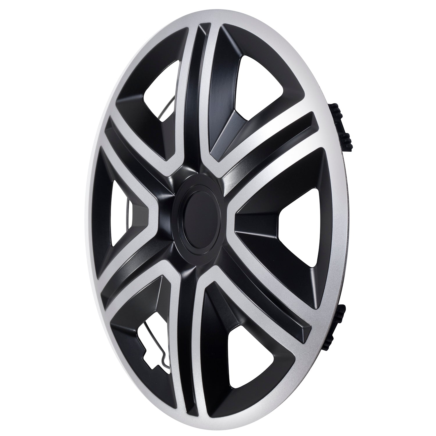 Wieldoppen set CYRKON-GB 16 inch glanzend zwart Wieldoppen set CYRKON-GB 16 inch glanzend zwart