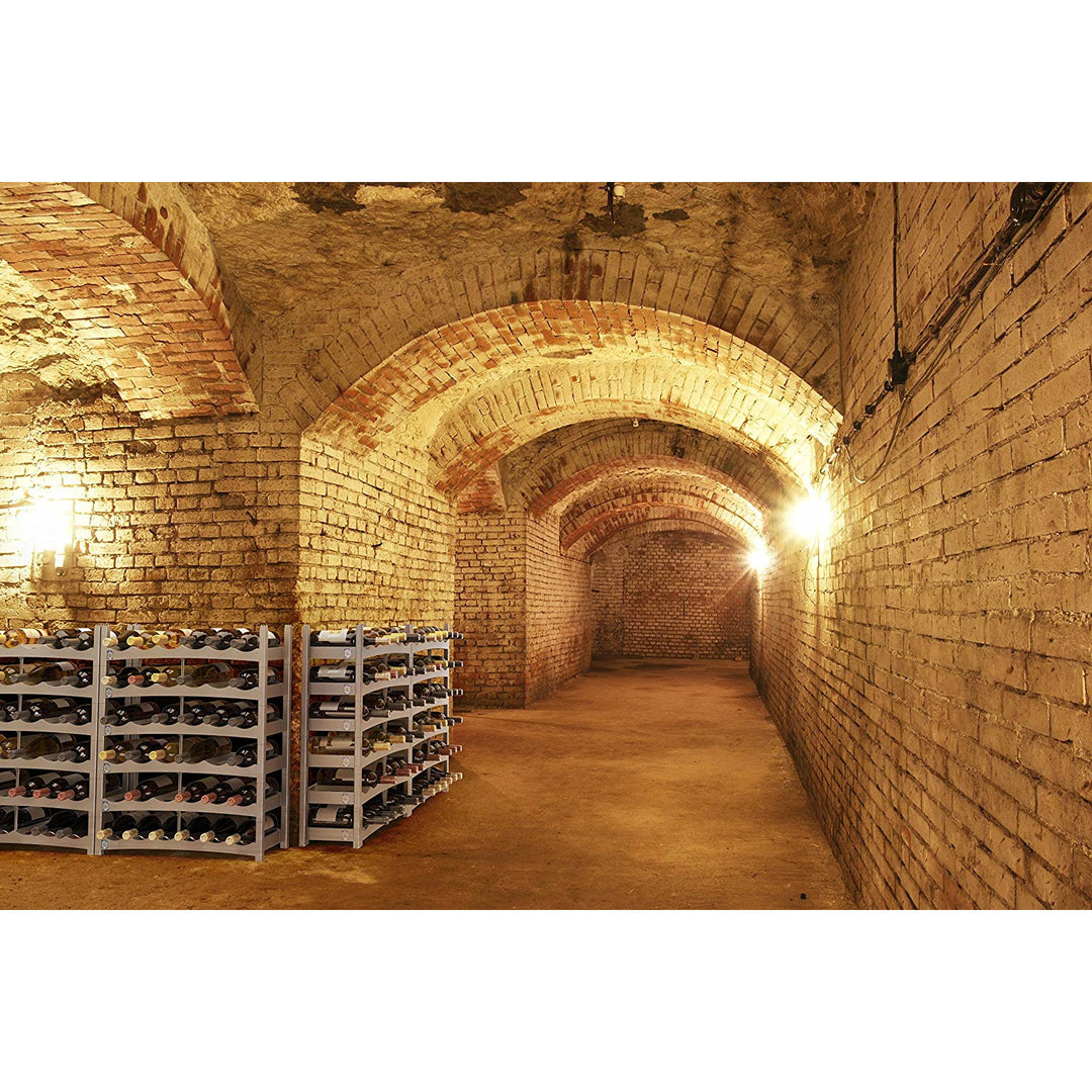 Wijnrek gedistilleerd flessenrek grafiet Rotho Vario