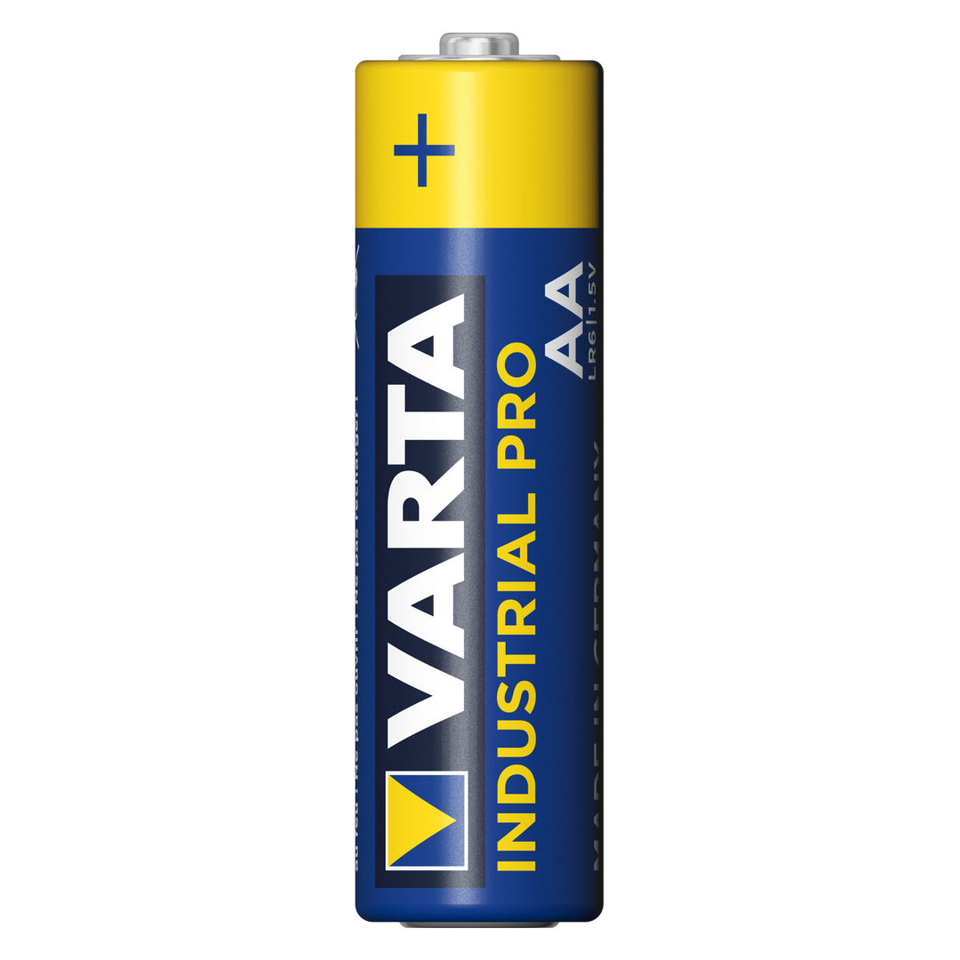 40x alkalinebatterijen Varta Industrial LR6 / AA-folie