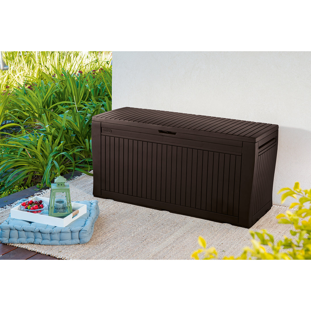 Keter - Tuinbox  Comfy 270L  ruim en duurzaam - Bruin