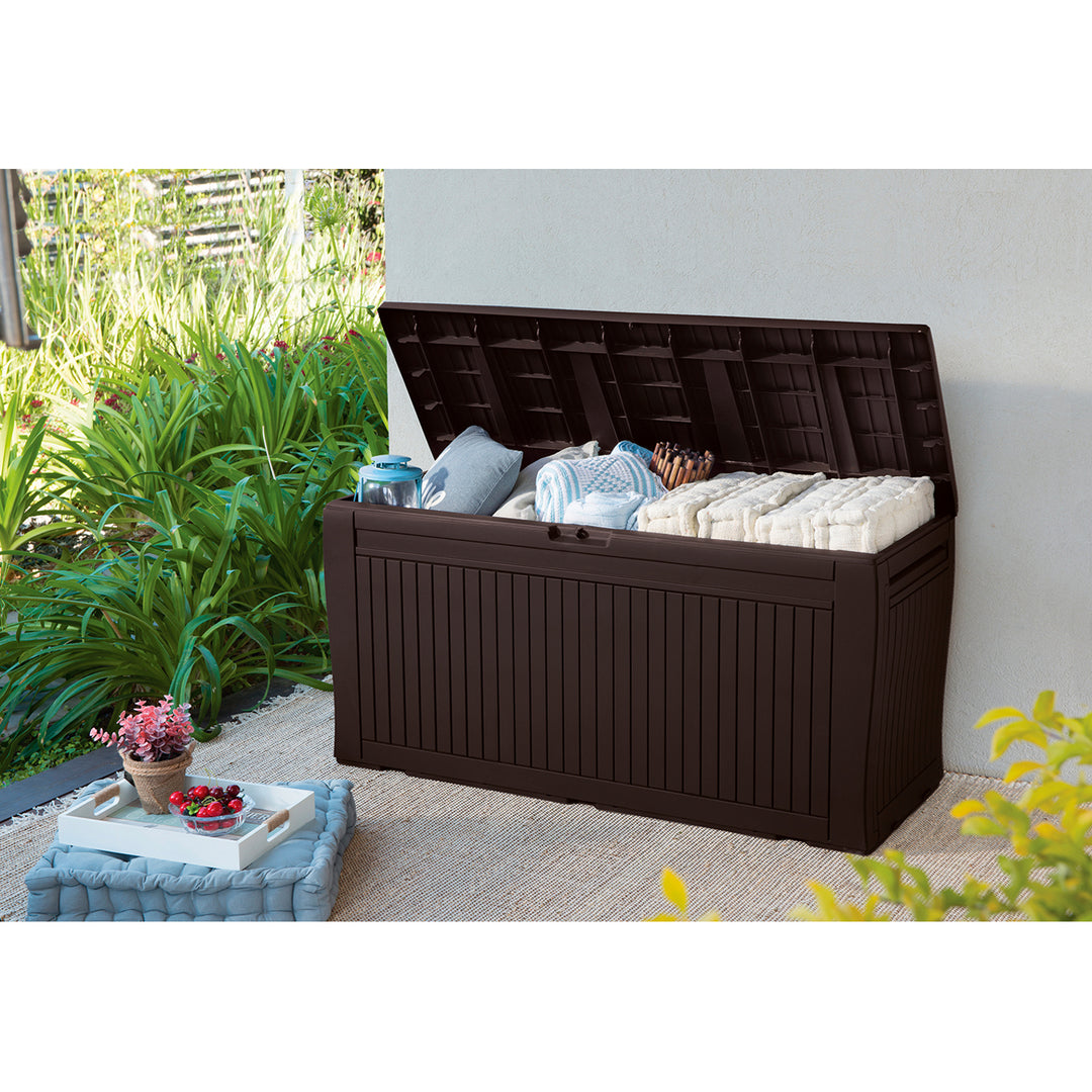 Keter - Tuinbox  Comfy 270L  ruim en duurzaam - Bruin