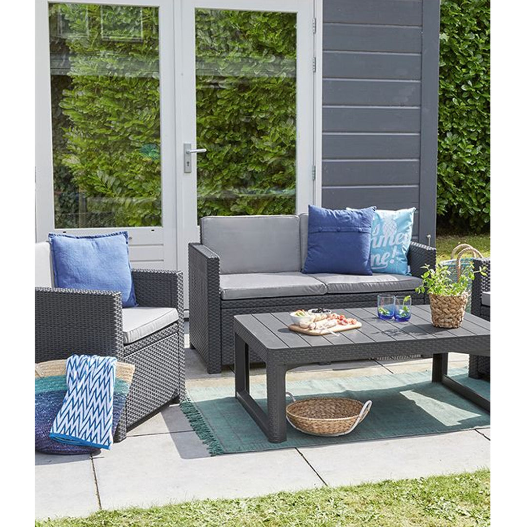 Tafel met 2 posities Keter Allibert Rattan Lyonv-grafiek