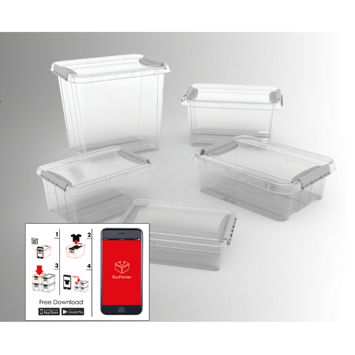 Container met Plast Team Pro Box-deksel, inhoud: 8 L