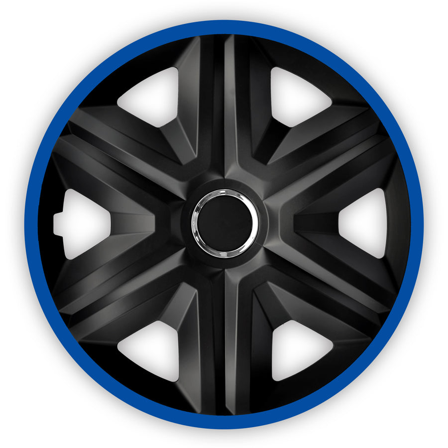 NRM FAST LUX Universele wieldoppen 14"  Blauw 4 stuks