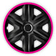 Wieldoppen FAST LUX roze 15 "4-delige montage zonder gereedschap