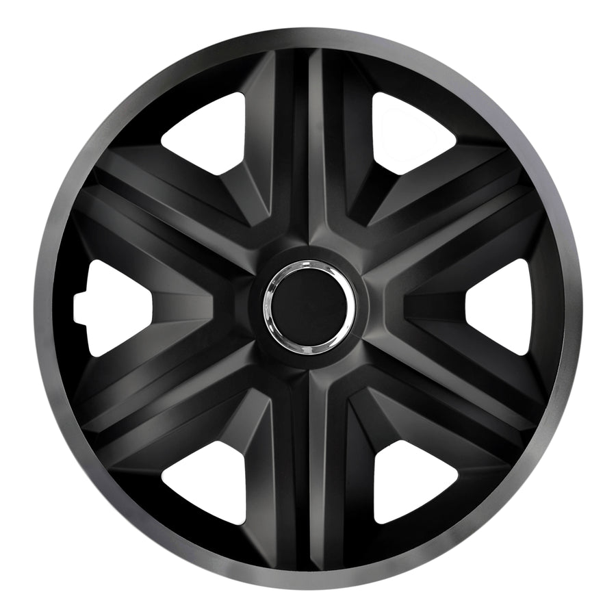 Wieldoppen FAST LUX graphite 15 "4st. Het geeft het voertuig een speciale uitstraling