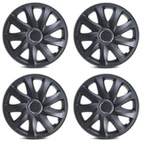 Universele wieldoppen 16" NRM DRIFT zwart mat 4 stuks