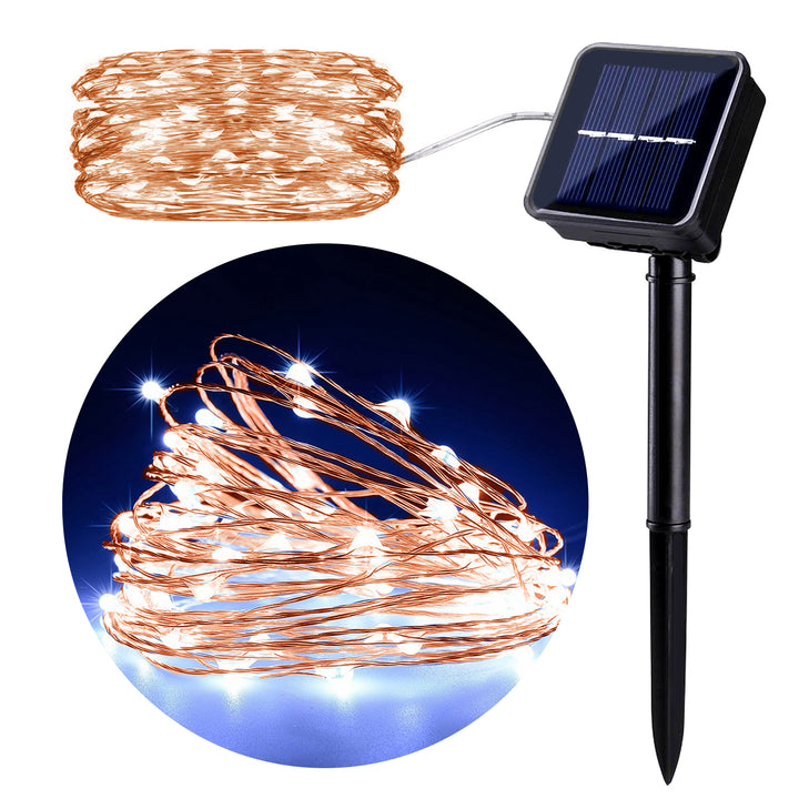 Solar tuinlamp decoratief 100 LED 10m 600mAh GreenBlue GB164