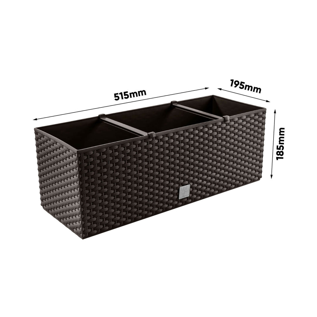 Prosperplast Rato-Case Rotan Bloemenpot DRTC500 440U-umbra