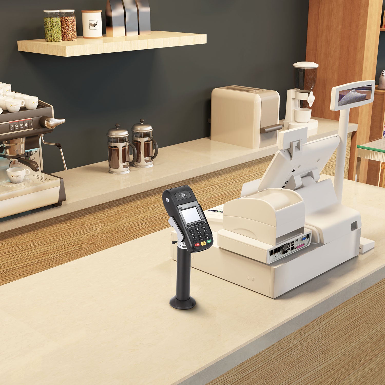 Maclean Mc-847 Soporte De Terminal De Tarjeta Ec Universal Eft / Pos Maclean Mc-847 Soporte De Terminal De Tarjeta Ec Universal Eft / Pos