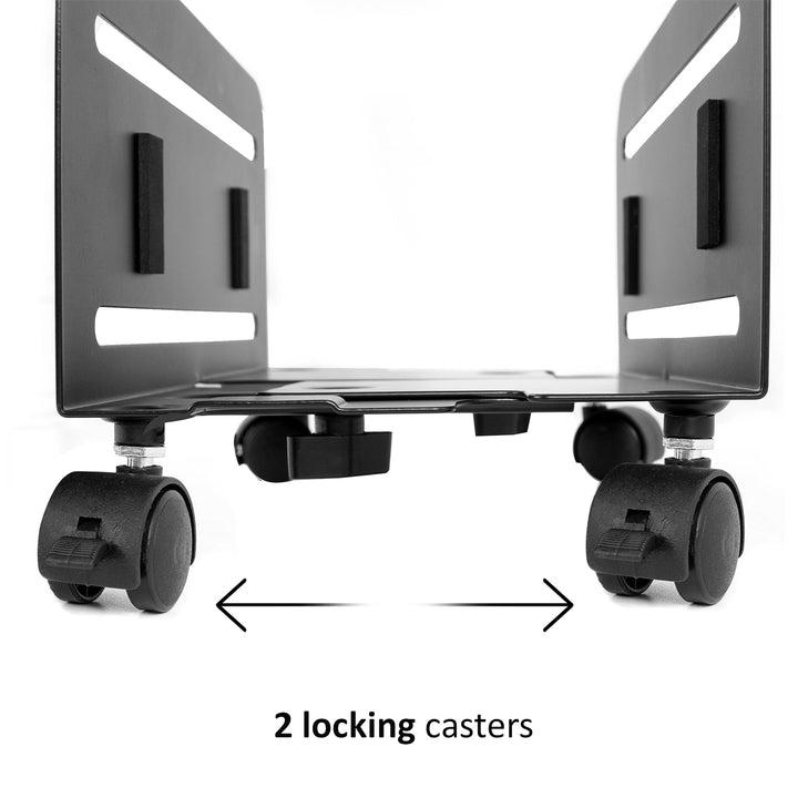 Support CPU Chariot sur roulettes MC-851 max 10kg Maclean Brackets