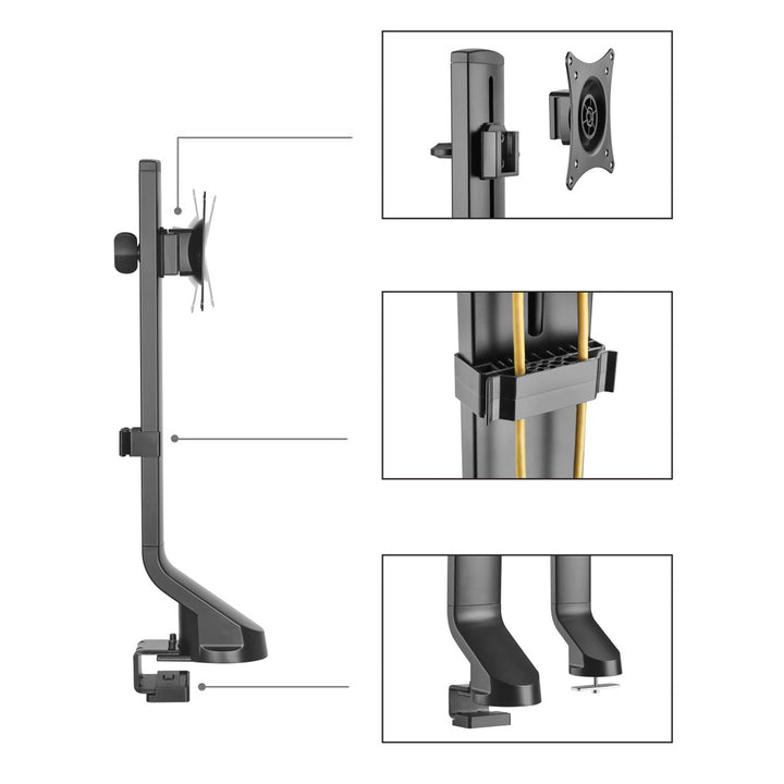 Support d'écran 17"-32" 8kg Maclean MC-853 pour MC-848 et MC-849