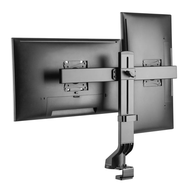 Houder voor twee monitoren / dubbele 17 "-27" 14kg Maclean MC-854 VESA 75x75 100x100 past op MC-848 en MC-849