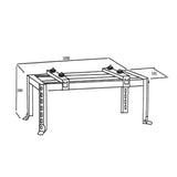 Maclean MC-864 Air conditioning floor stand heat pump air conditioning standard frame 280-870 mm / 230-450 mm to 70 kg max 36000 BTU