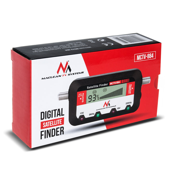 Digitale Satfinder Maclean MCTV-884  Satellietmeter