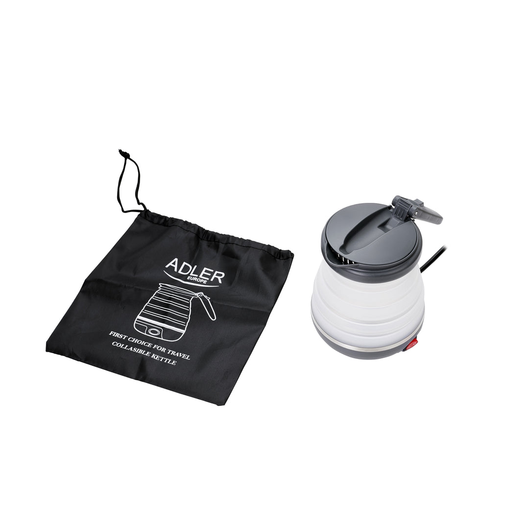 Adler - AD 1279 - Toeristische siliconen waterkoker, gevouwen - 0,6L - 750W