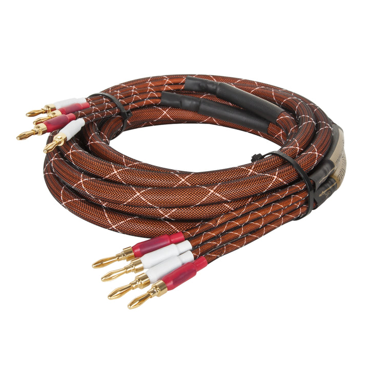 Krüger&Matz - KM0335 - Luidsprekerkabel (bananenstekkers) - 3,0 m - 300 cm