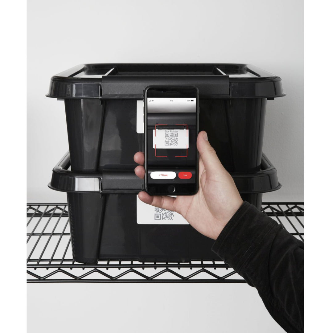 Container met deksel PlastTeam ProBox Recycle QR 14L