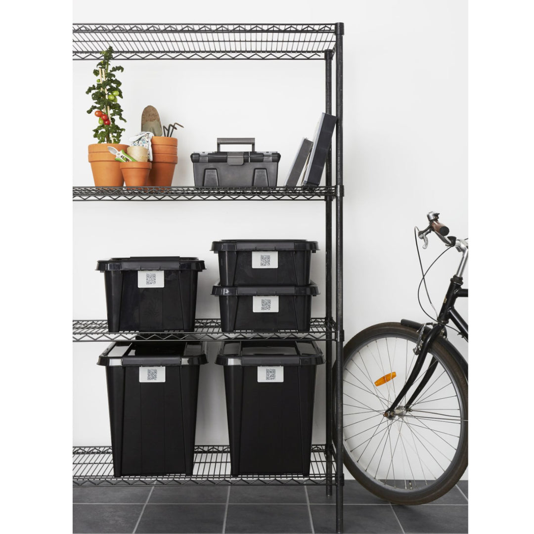 Container met deksel PlastTeam ProBox Recycle QR 14L