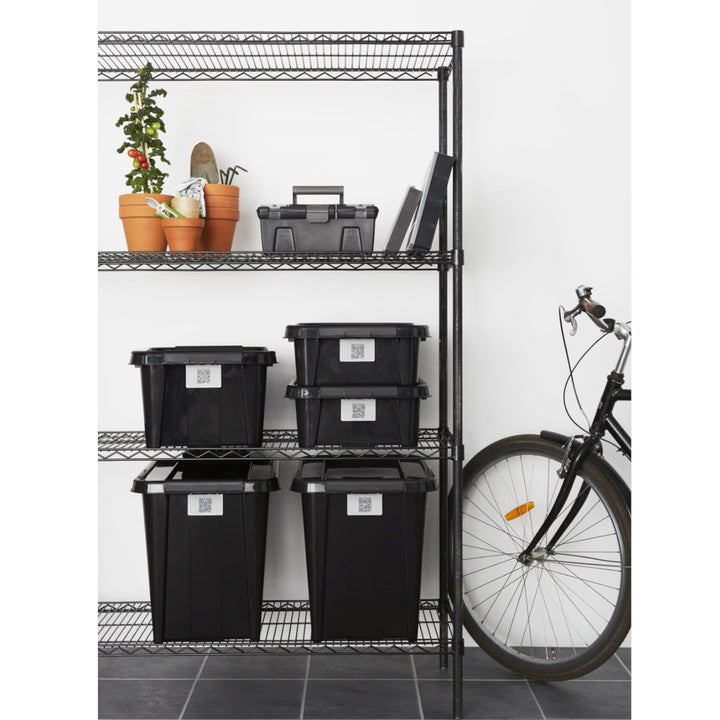 Container met deksel PlastTeam ProBox Recycle QR 14L