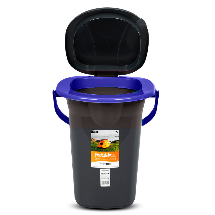GreenBlue GB320BB toeristisch toilet zwart-marineblauw