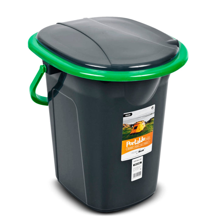 GreenBlue GB320BG toeristisch toilet zwart en groen