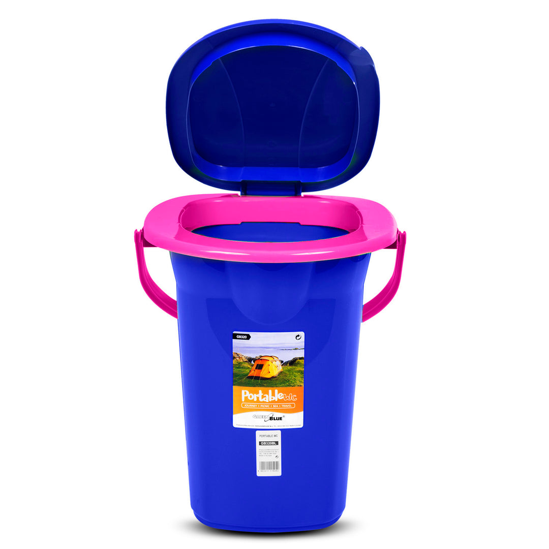 GreenBlue GB320BR toeristentoilet marineblauw-roze