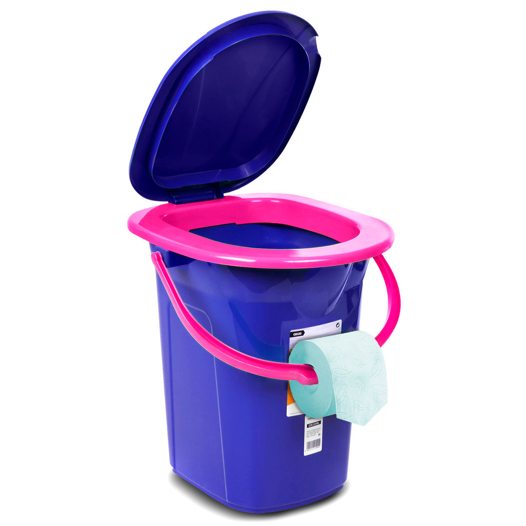 GreenBlue GB320BR toeristentoilet marineblauw-roze