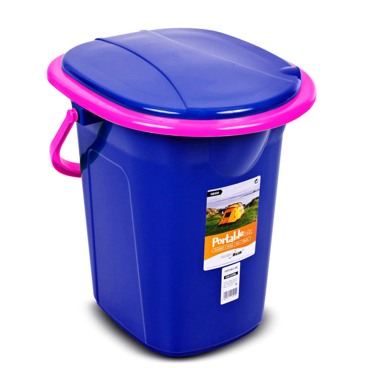 GreenBlue GB320BR toeristentoilet marineblauw-roze