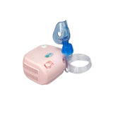 Omnibus inhalator, continue werking, 2 maskers, reservefilters, poeder roze, BR-CN116B
